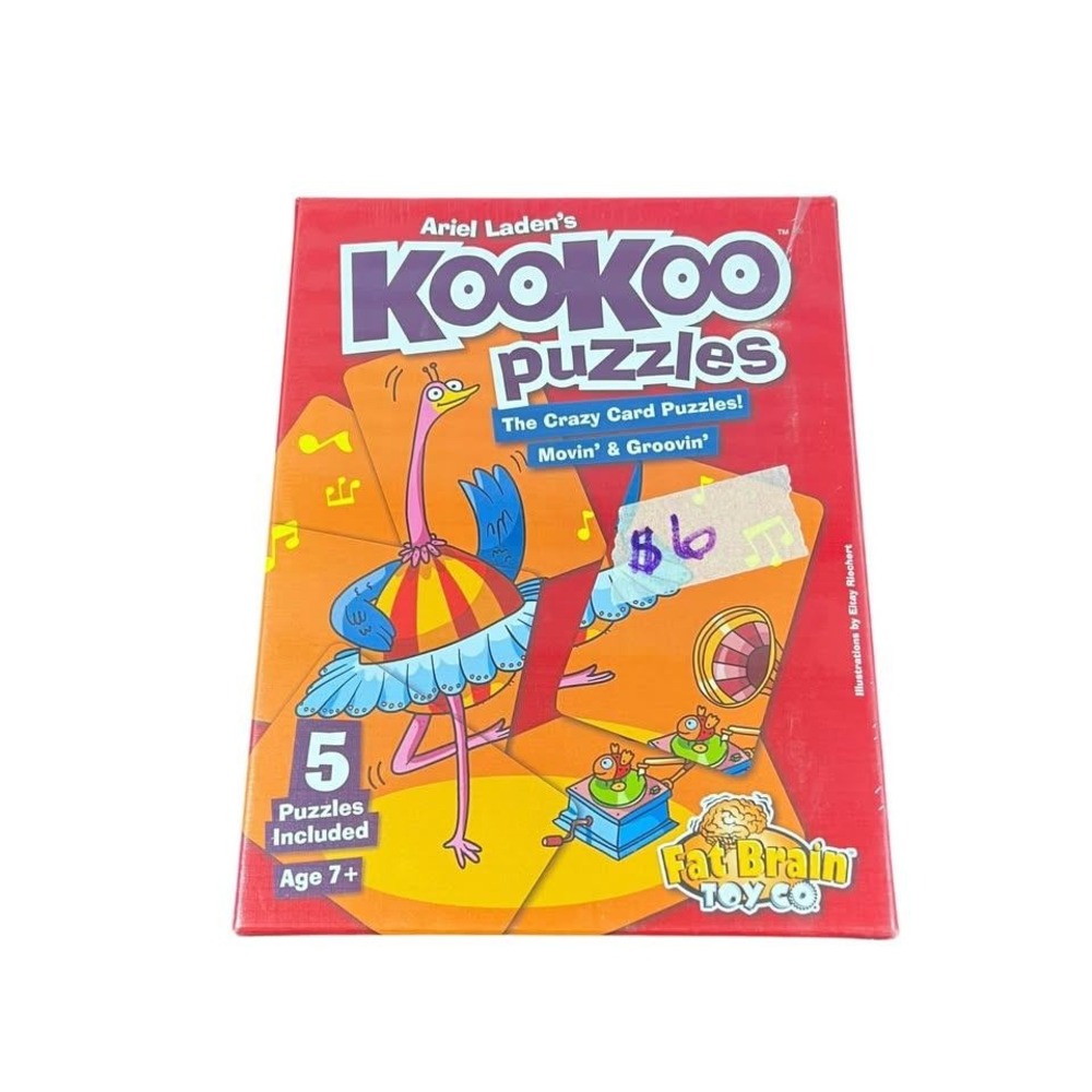 KooKoo‎ Puzzles Movin & Groovin Fat Brain Toy Unique Puzzle Cards SEALED